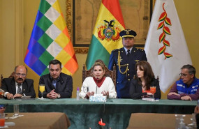 ep la presidenta autoproclamada de bolivia jeanine anez