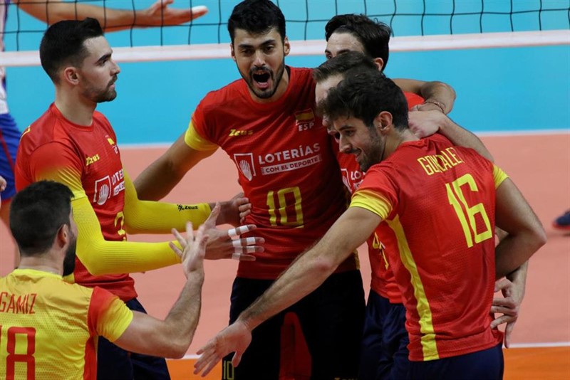 ep la seleccion espanola de voleibol en el campeonato de europa masculino