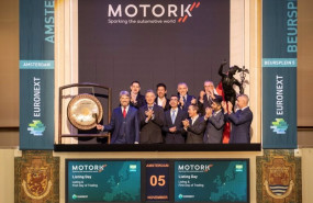 ep marco marlia ceo y cofundador de motork y su equipo tocaron el timbre durante una tradicional
