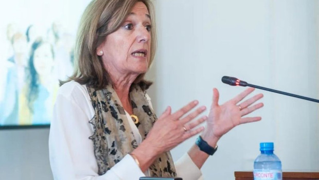 ep mirenchu del valle presidenta de unespa durante su intervencion en el curso de verano organizado