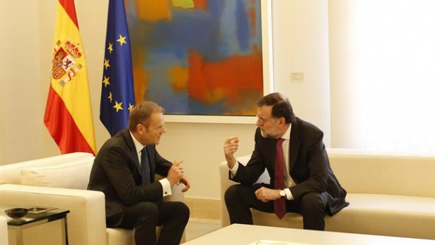 ep rajoy recibedonald tusk presidenteconsejo europeo