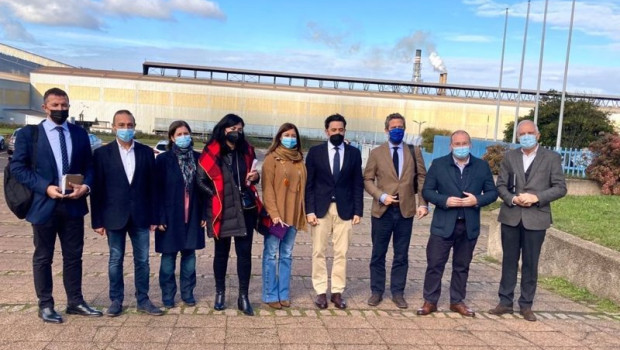 ep representantes del pp se reunen con el comite de alcoa
