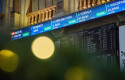 ep un panel del ibex 35 en el palacio de la bolsa a 4 de enero de 2023 en madrid espana