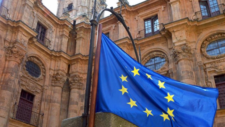 ep archivo bandera de la ue en la upsa ep archivo bandera de la ue en la upsa
