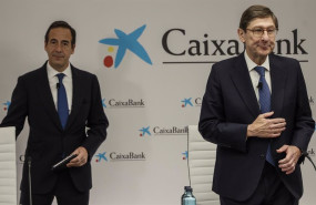 ep archivo   el consejero delegado de caixabank gonzalo gortazar i y el presidente de la entidad