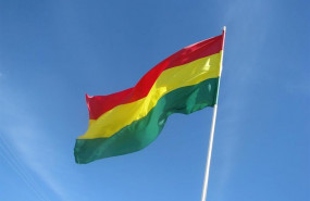 ep bandera de bolivia en una imagen de archivo