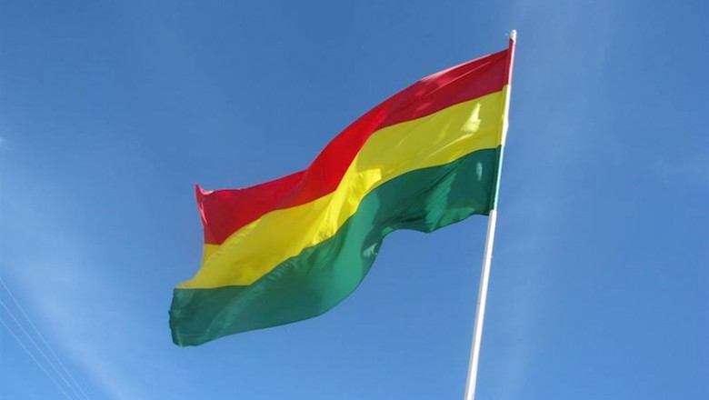 ep bandera de bolivia en una imagen de archivo ep bandera de bolivia en una imagen de archivo