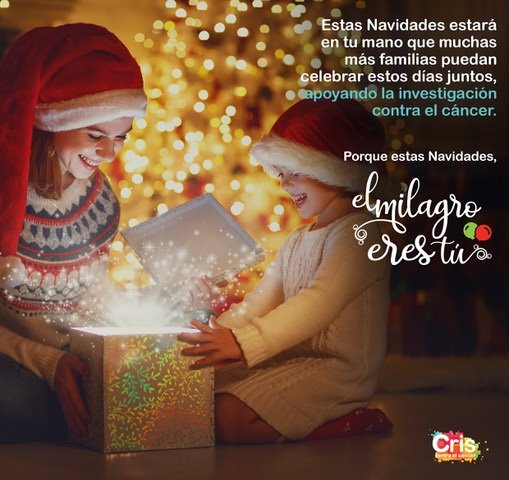 Cris Contra el Cáncer lanza la campaña navideña '#ElMilagroEresTú' para concienciar sobre la lucha contra el cáncer | CRIS CONTRA EL CÁNCER ep cris contra el cancer lanza la campana navidena elmilagroerestu para concienciar sobre la lucha