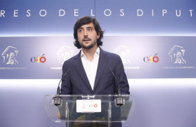 ep el exdiputado y exdirigente de ciudadanos toni roldan durante la rueda de prensa en el congreso