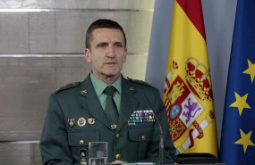 ep el jefe del estado mayor de la guardia civil jose manuel santiago marin interviene en la rueda de