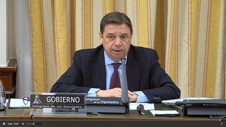 ep el ministro de agricultura pesca y alimentacion luis planas en su comparecencia en el congreso de