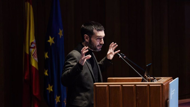 ep el ministro de derechos sociales consumo y agenda 2030 pablo bustinduy durante un acto con motivo