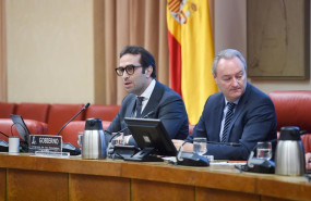 ep el ministro de economia comercio y empresa carlos cuerpo i comparece ante la comision mixta para