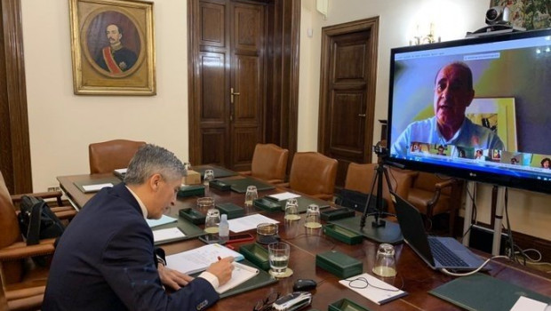 ep el ministro del interior fernando grande-marlaska se reune con su equipo entre ellos el director ep el ministro del interior fernando grande-marlaska se reune con su equipo entre ellos el director