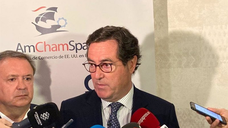 ep el presidente de la ceoe antonio garamendi este viernes en barcelona