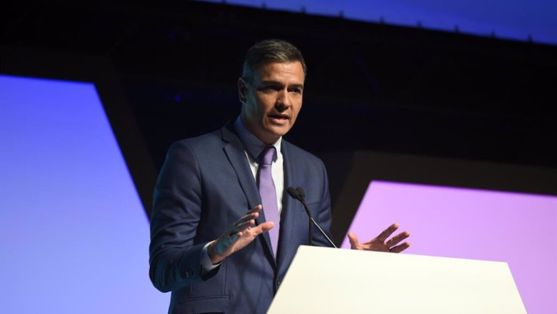 El presidente del Gobierno, Pedro Sánchez, en el acto de inauguración del 'DES-Digital Enterprise Show 2022', en Málaga | Álex Zea - Europa Press ep el presidente del gobierno pedro sanchez en el acto de inauguracion del des digital enterprise