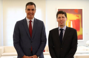 ep el presidente del gobierno pedro sanchez junto al cofundador de openai sam altman en un encuentro ep el presidente del gobierno pedro sanchez junto al cofundador de openai sam altman en un encuentro