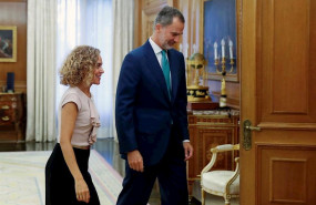 ep el rey felipe vi recibe a la presidenta del congreso meritxell batet en el palacio de la zarzuela ep el rey felipe vi recibe a la presidenta del congreso meritxell batet en el palacio de la zarzuela