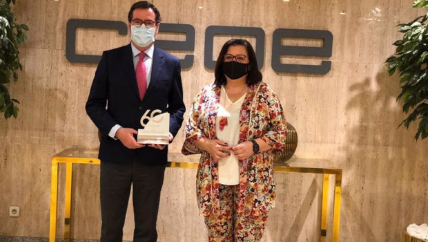 ep encuentro entre la presidenta de coviran y el presidente de la ceoe