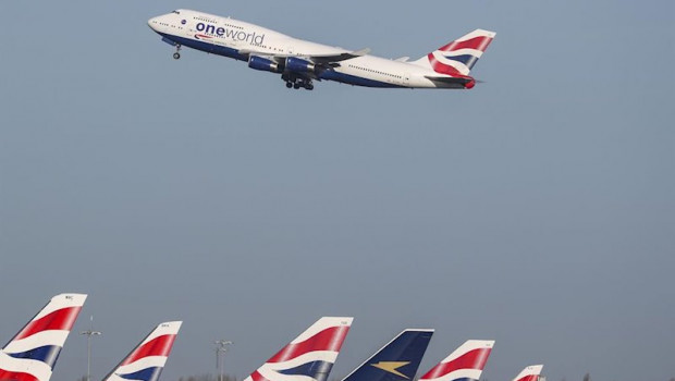 ep imagen de archivo de aviones de british airways