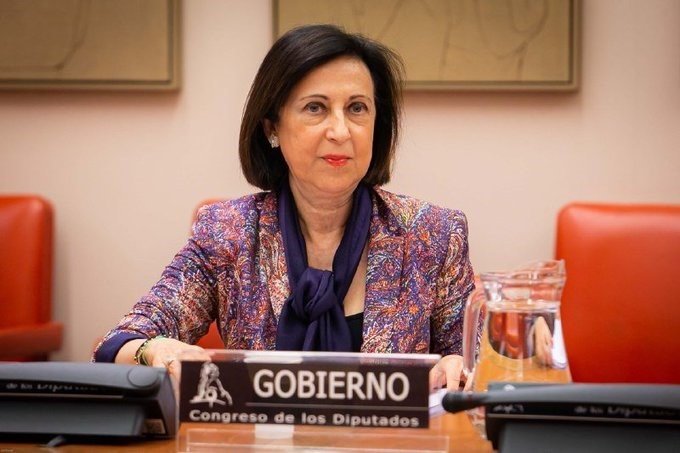 La ministra de Defensa, Margarita Robles, en la Comisión de Defensa del Congreso | CONGRESO ep la ministra de defensa margarita robles en la comision de defensa del congreso 20200427201603