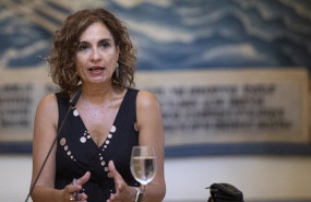 ep la ministra de hacienda y funcion publica maria jesus montero durante el acto de hoy en sevilla a