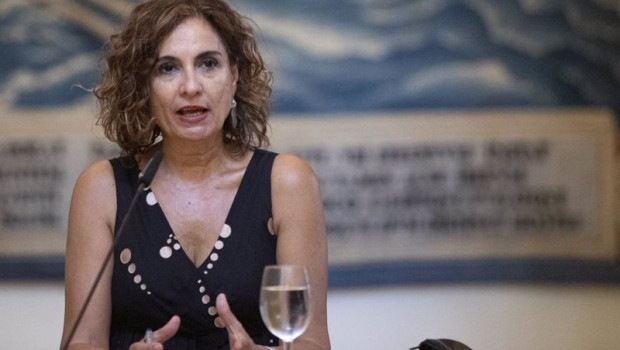 ep la ministra de hacienda y funcion publica maria jesus montero durante el acto de hoy en sevilla a