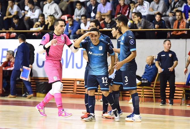 Los jugadores del Movistar Inter celebran un gol | @INTERMOVISTAR ep los jugadoresmovistar inter celebrangol 20181006221401