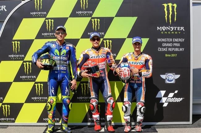Marc Márquez Valentino Rossi Dani Pedrosa República Checa | MOTOGP.COM ep marc marquez valentino rossi dani pedrosa republica checa