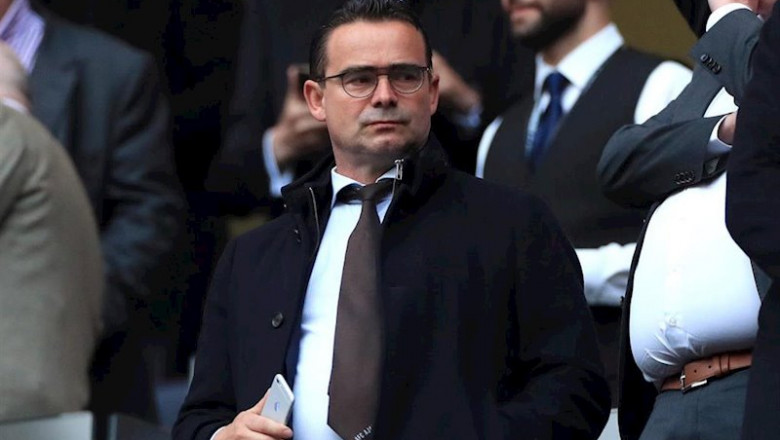 ep marc overmars en el palco del tottenham hotspur stadium antes del tottenham-ajax de la liga de ep marc overmars en el palco del tottenham hotspur stadium antes del tottenham-ajax de la liga de