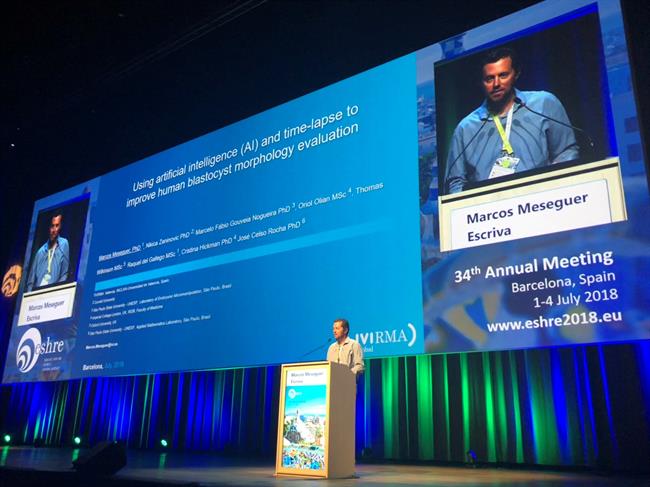 Marcos Meseguer, embriólogo de IVI, en el 34º Congreso de la ESHRE | IVI ep marcos meseguer embriologoivi en34 congresola eshre