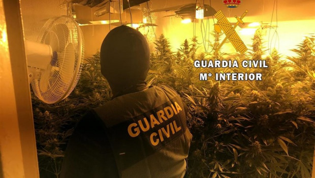 ep plantacionmarihuana localizadauna vivienda ocupadaroquetasmar almeria