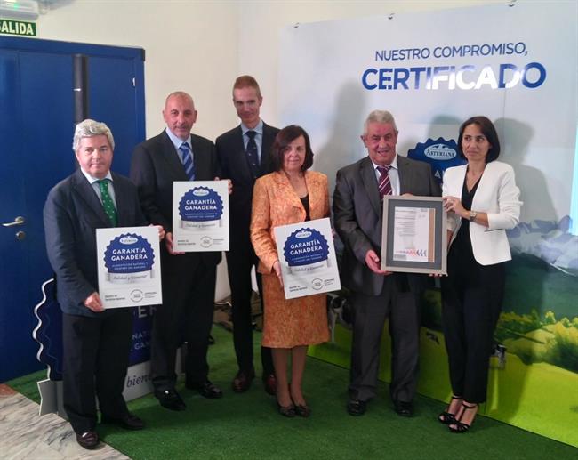 Presentación sello Calidad ganadera Central Lechera Asturiana | EUROPA PRESS ep presentacion sello calidad ganadera central lechera asturiana