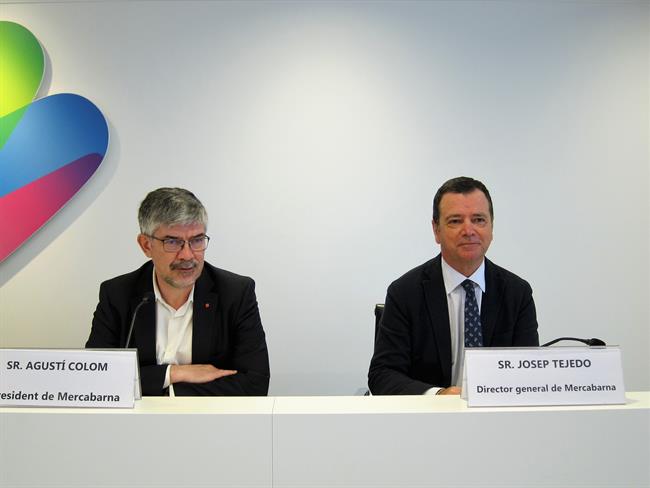 Presidente de Mercabarna Agustí Colom, director general Josep Tejedo | EUROPA PRESS ep presidentemercabarna agusti colom director general josep tejedo