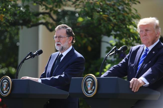 Rajoy y Trump tras la reunión en la Casa Blanca | TWITTER MARIANO RAJOY ep rajoytrumpla reunionla casa blanca