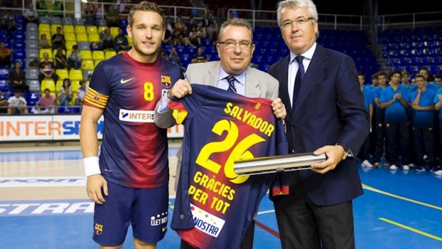 ep salvador canals el dia de un homenaje del fc barcelona