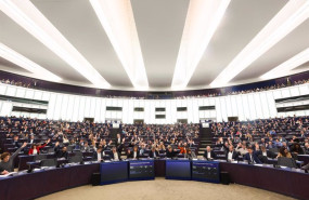 ep sesion de votacion en el pleno del parlamento europeo en estrasburgo