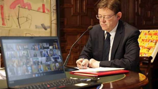 ep ximo puig durante una reunion de presidentes archivo