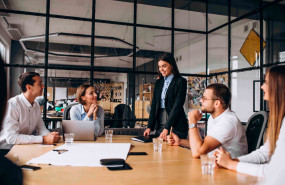 grupo personas trabajando plan negocios oficina 1 