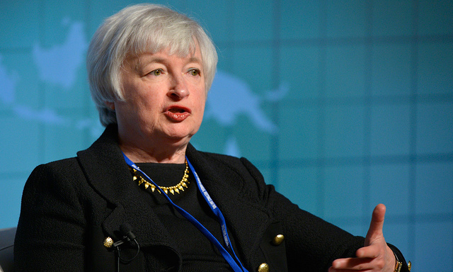 US inflation still slightly below target, Fed's Yellen says