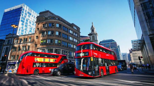 dl city of london buses junction square mile financial district street commuting tfl transport for london bus finance working trading pb