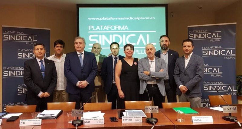 ep archivo   constitucion de la plataforma sindical plural psp