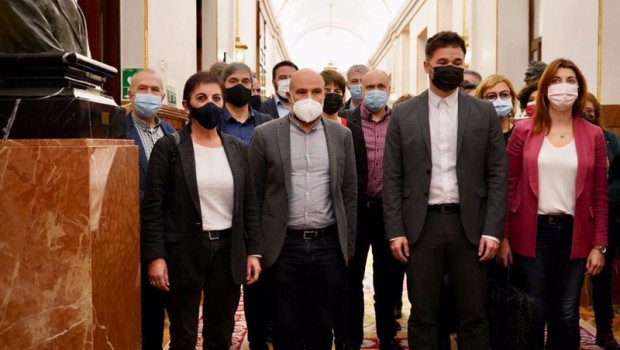 ep archivo   los portavoces parlamentarios de erc bildu y bng en el congreso