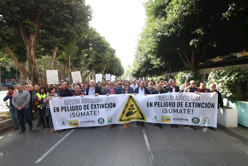 ep cabecera de la manifestacion que ha recorrido las calles de la capital