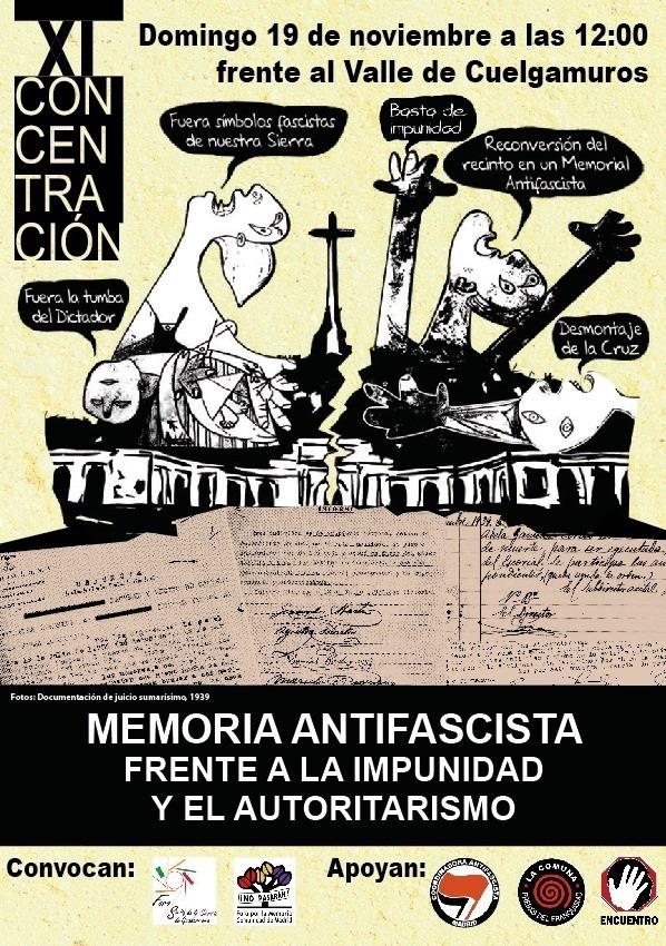 Concentración frente al Valle de los caídos | CEDIDA ep concentracion frentevallelos caidos