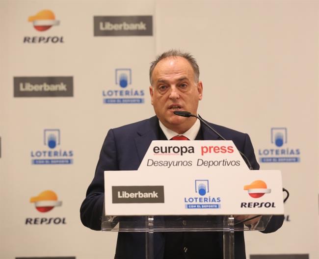 Desayuno Deportivo de Europa Press con Javier Tebas | EUROPA PRESS ep desayuno deportivoeuropa pressjavier tebas