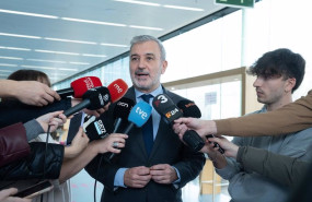 ep el alcalde de barcelona jaume collboni en declaraciones a los medios este jueves para valorar el