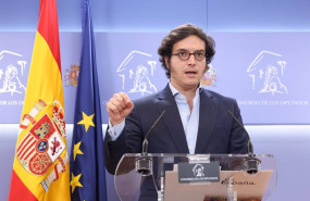 ep el diputado de vox jose maria figaredo durante una rueda de prensa en el congreso de los