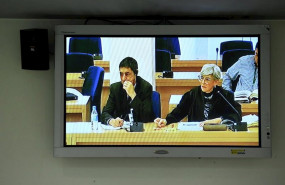 ep el mayor de los mossos desquadra josep lluis trapero y su abogada olga tubau durante la jornada