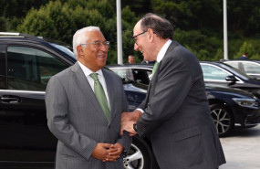 ep el presidente de iberdrola ignacio galan y el primer ministro portugues antonio costa